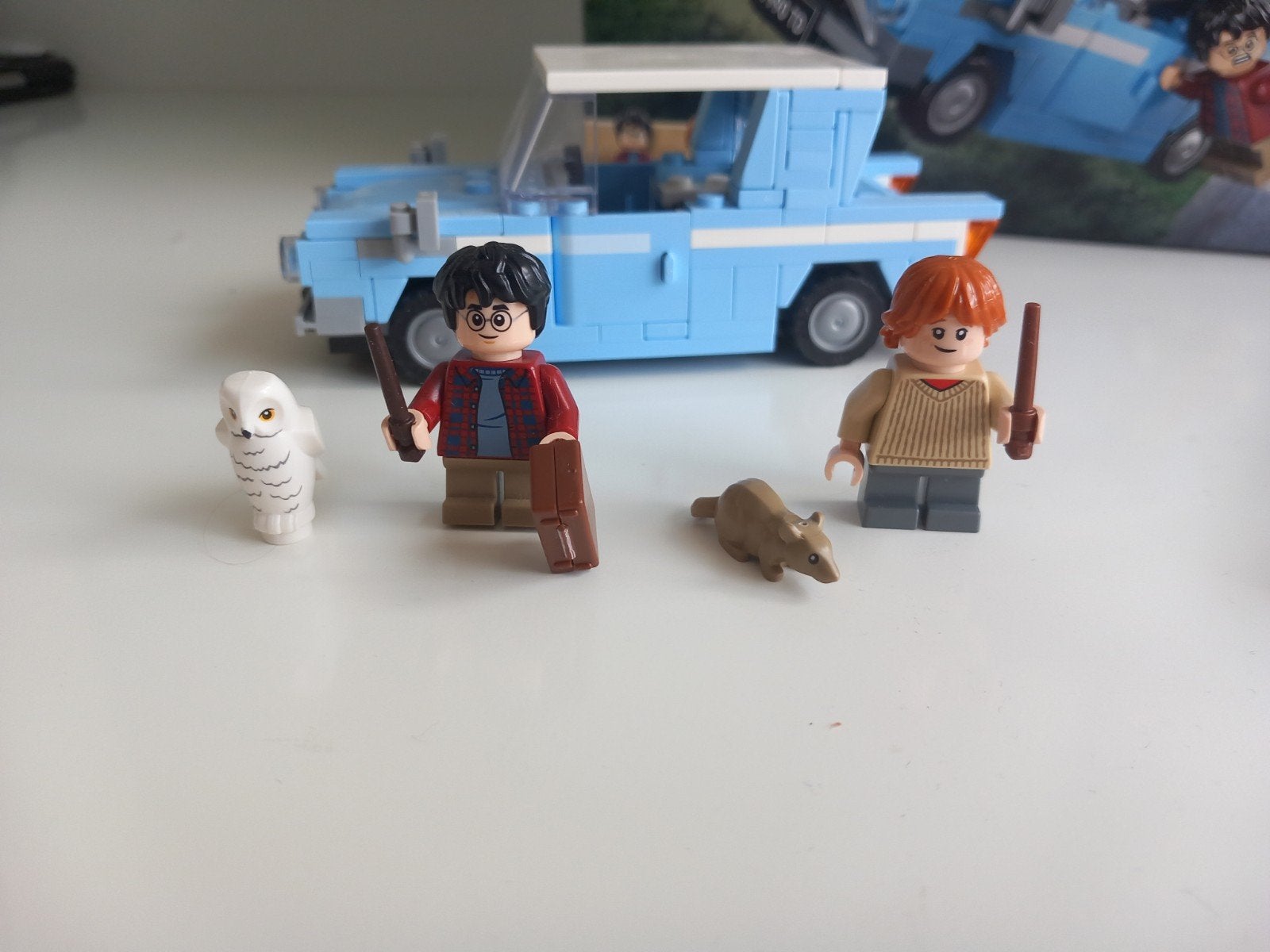 LEGO Harry Potter Vliegende Ford Anglia 76424, Ophalen of Verzenden, Zo goed als nieuw, Overige merken
