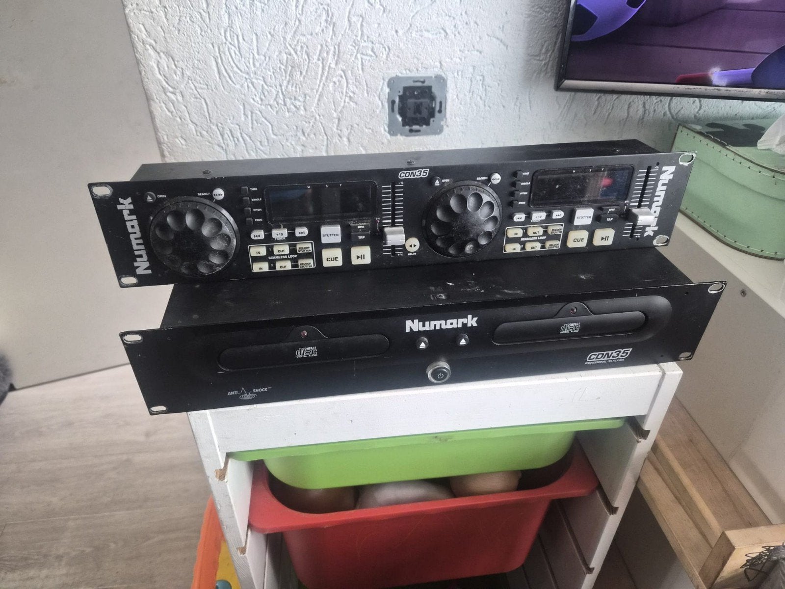 Numark CDN35 DJ-set met dubbele CD-speler, Ophalen of Verzenden, Gebruikt, Dj-set, Numark