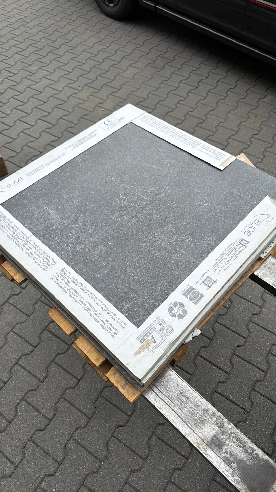 Tegel 800x800x10mm 6 stuks, Tuin en Terras, Tegels en Klinkers, Ophalen, Nieuw, Minder dan 5 m², Beton