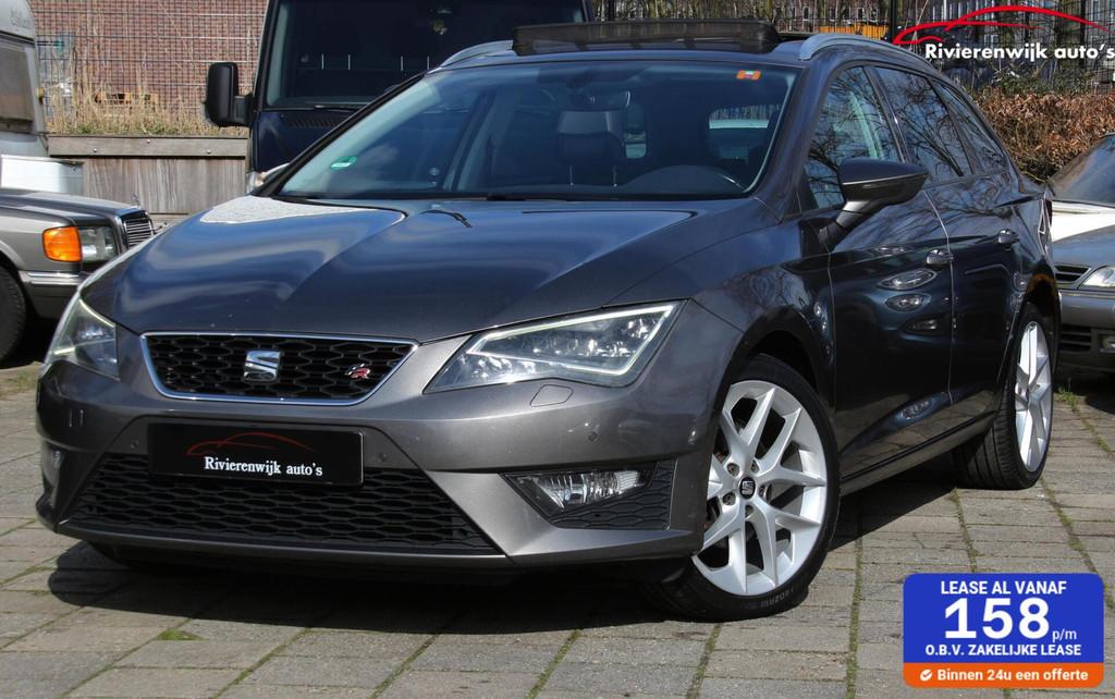 Seat Leon ST 1.4 EcoTSI FR Led Pano Trekhaak Camera Cruise, Auto's, Voorwielaandrijving, Stof, 4 cilinders, 150 pk