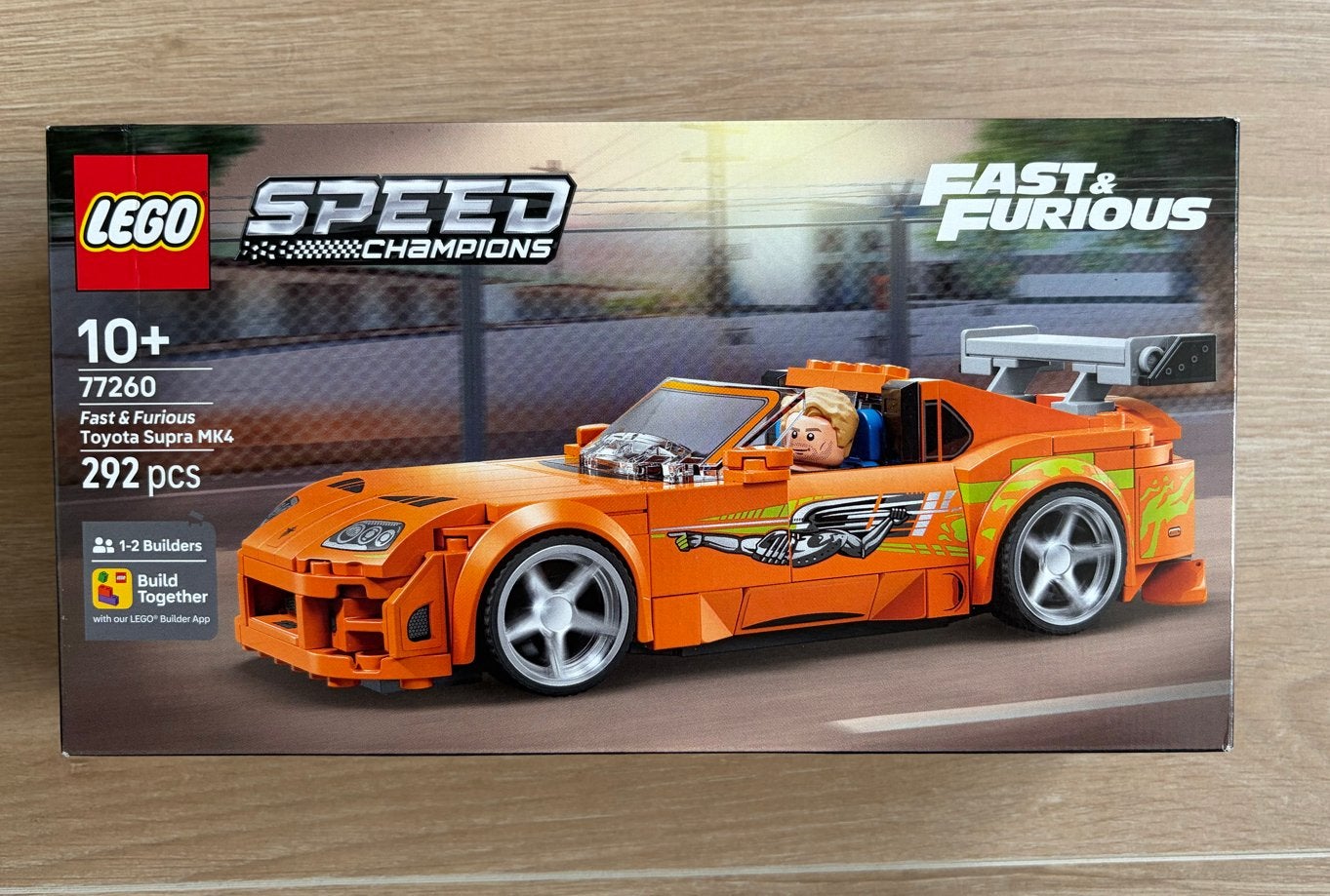 Lego Speed Champions Fast & Furious Toyota Supra MK4 77260, Lego, Denemarken, Nieuw, Complete set