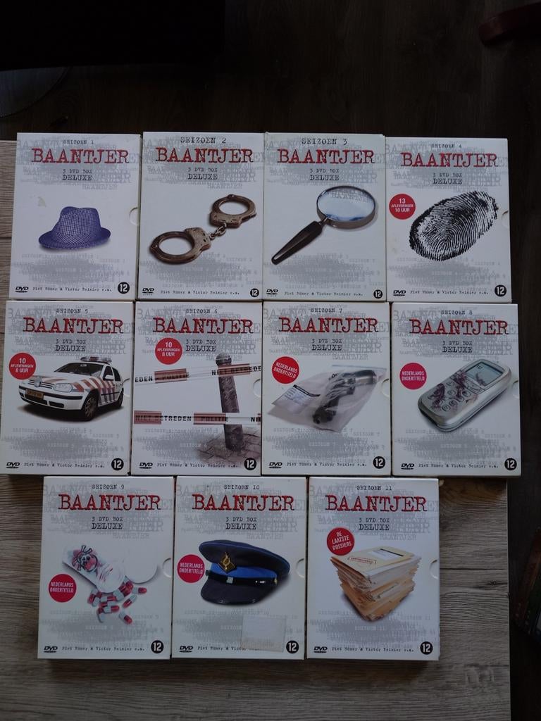 BAANTJER Deluxe DVD S1 tm S11 De Complète serie, Ophalen of Verzenden