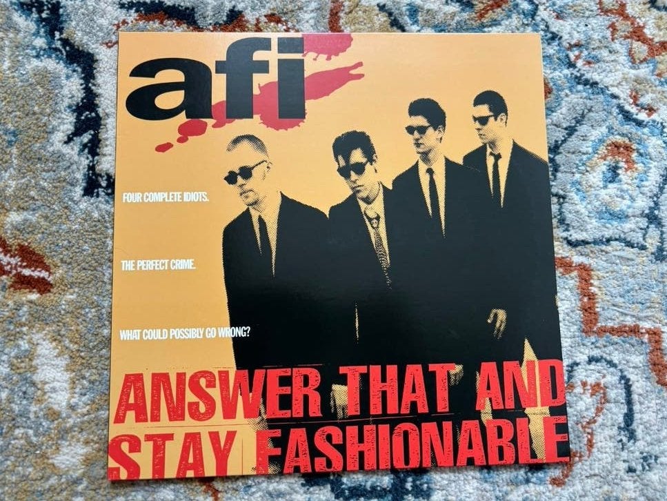 AFI - Answer That And Stay Fashionable LP, LP, Ophalen of Verzenden, Zo goed als nieuw, Inclusief insert