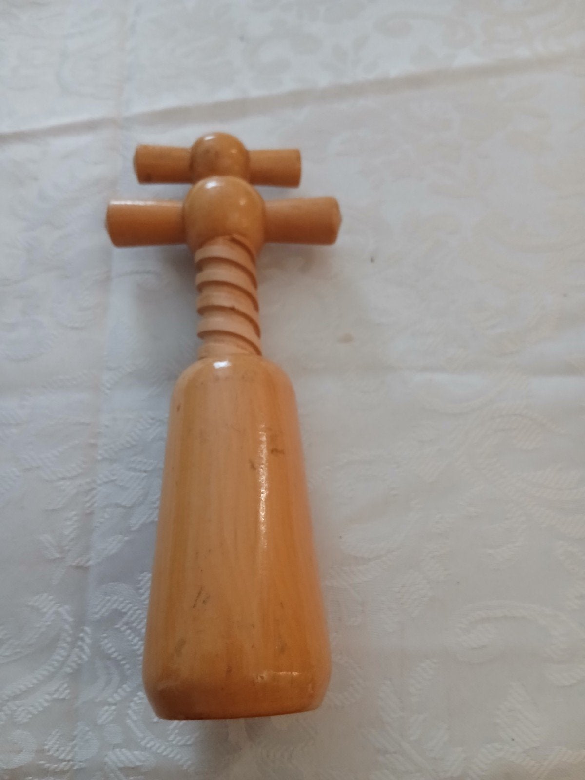 Vintage houten kurkentrekker, Hout, Ophalen of Verzenden, Bruin, Overige typen