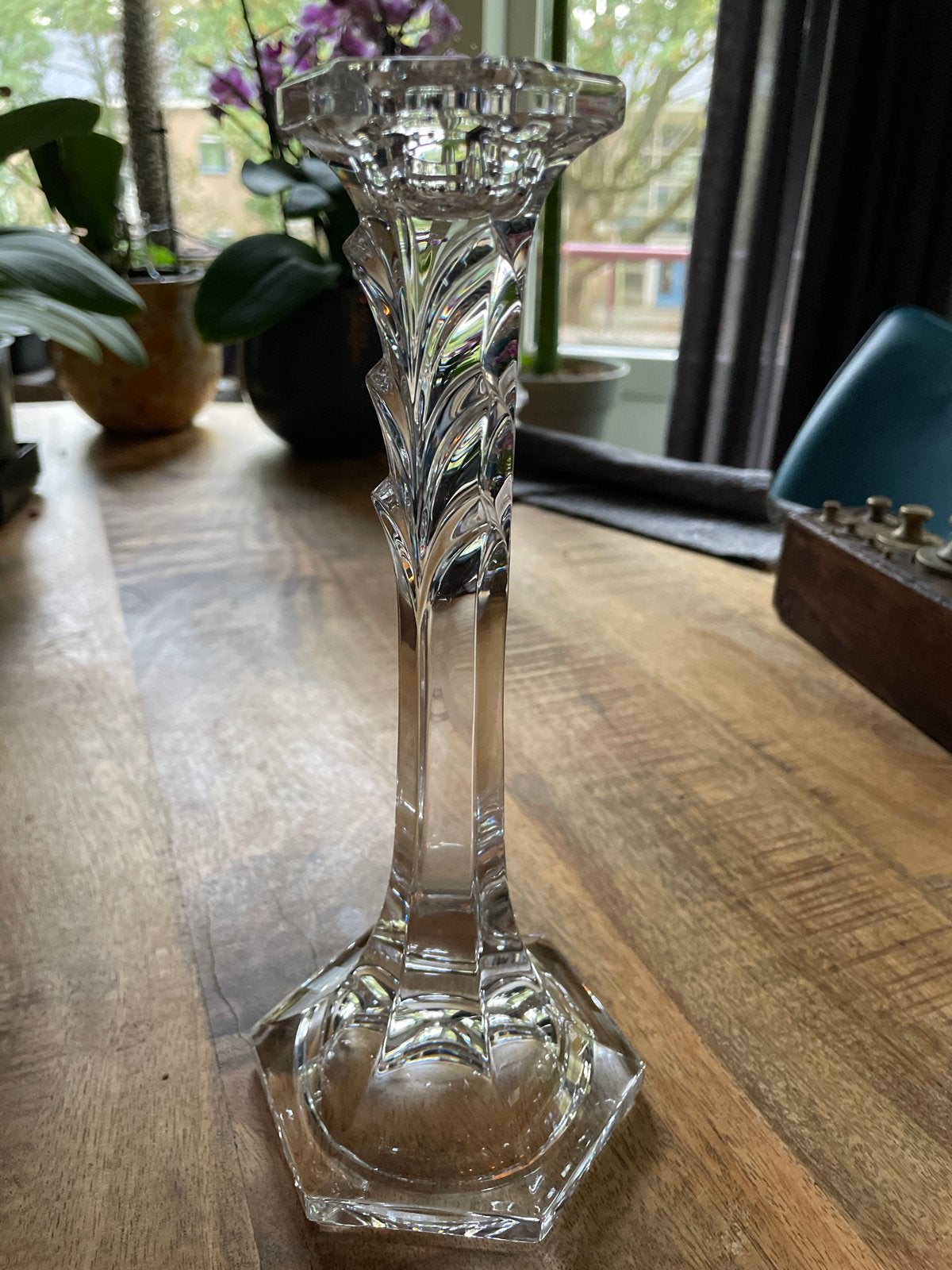WMF Loodkristal Kandelaar - 24% PbO Duitsland, Ophalen, Kristal