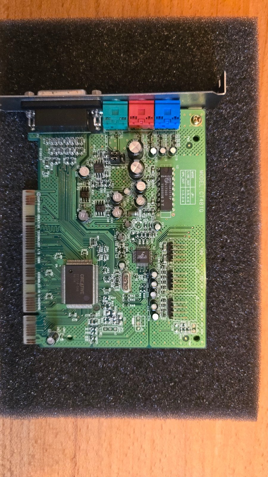 Creative Sound Blaster Vibra 128 (CT4810) PCI geluidskaart, Computers en Software, Ophalen of Verzenden, Zo goed als nieuw, Intern