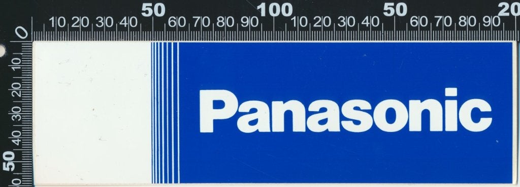 Sticker: Panasonic, Ophalen of Verzenden, Zo goed als nieuw, Bedrijf of Vereniging