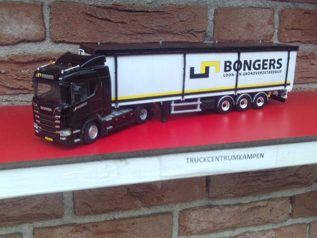 WSI  Scania  R  Normal  met  Cargofloor  van  Bongers., Ophalen of Verzenden, Nieuw, Bus of Vrachtwagen, Wsi