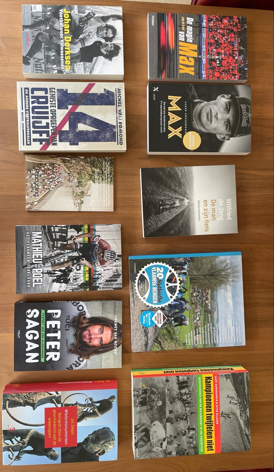 Diverse sportboeken: voetbal, Formule 1 en wielrennen, Ophalen of Verzenden, Gelezen, Balsport