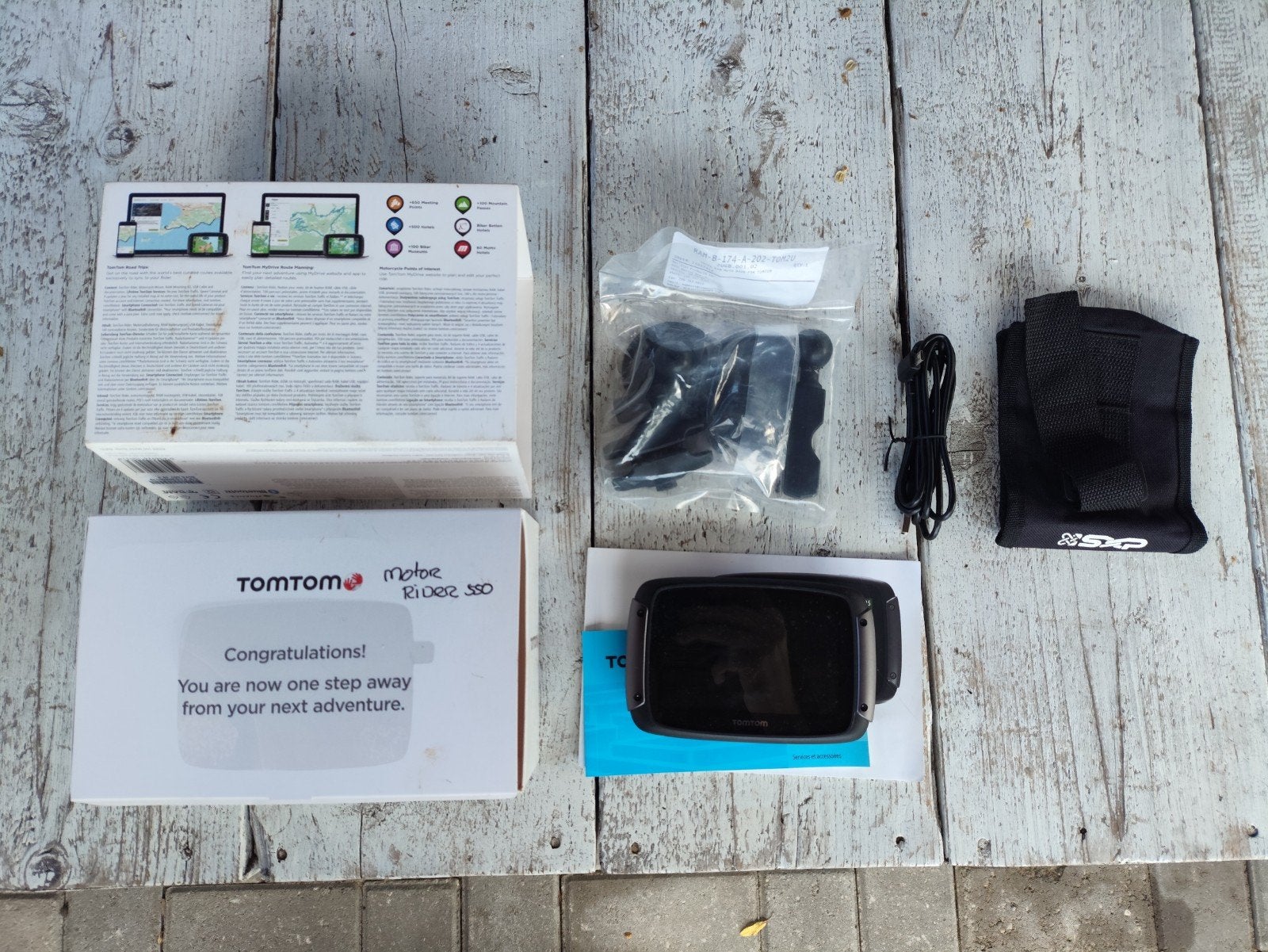 TomTom Rider 550 motor navigatie, Ophalen of Verzenden, Zo goed als nieuw