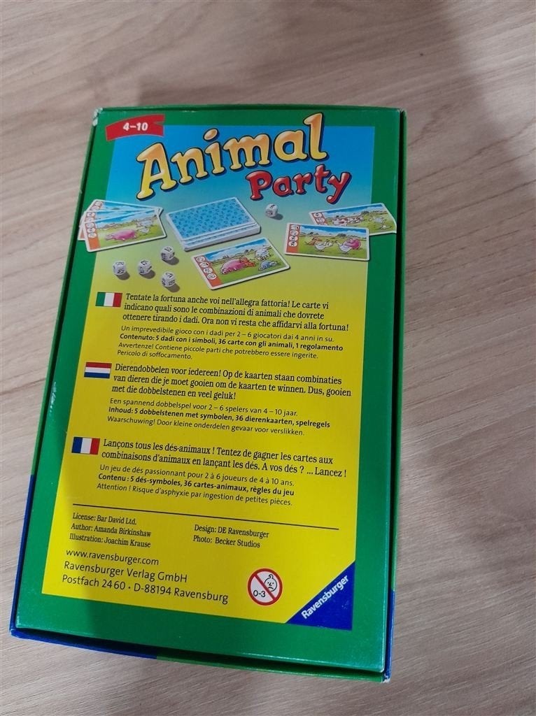 Animal Party - s3865, Verzenden, Zo goed als nieuw