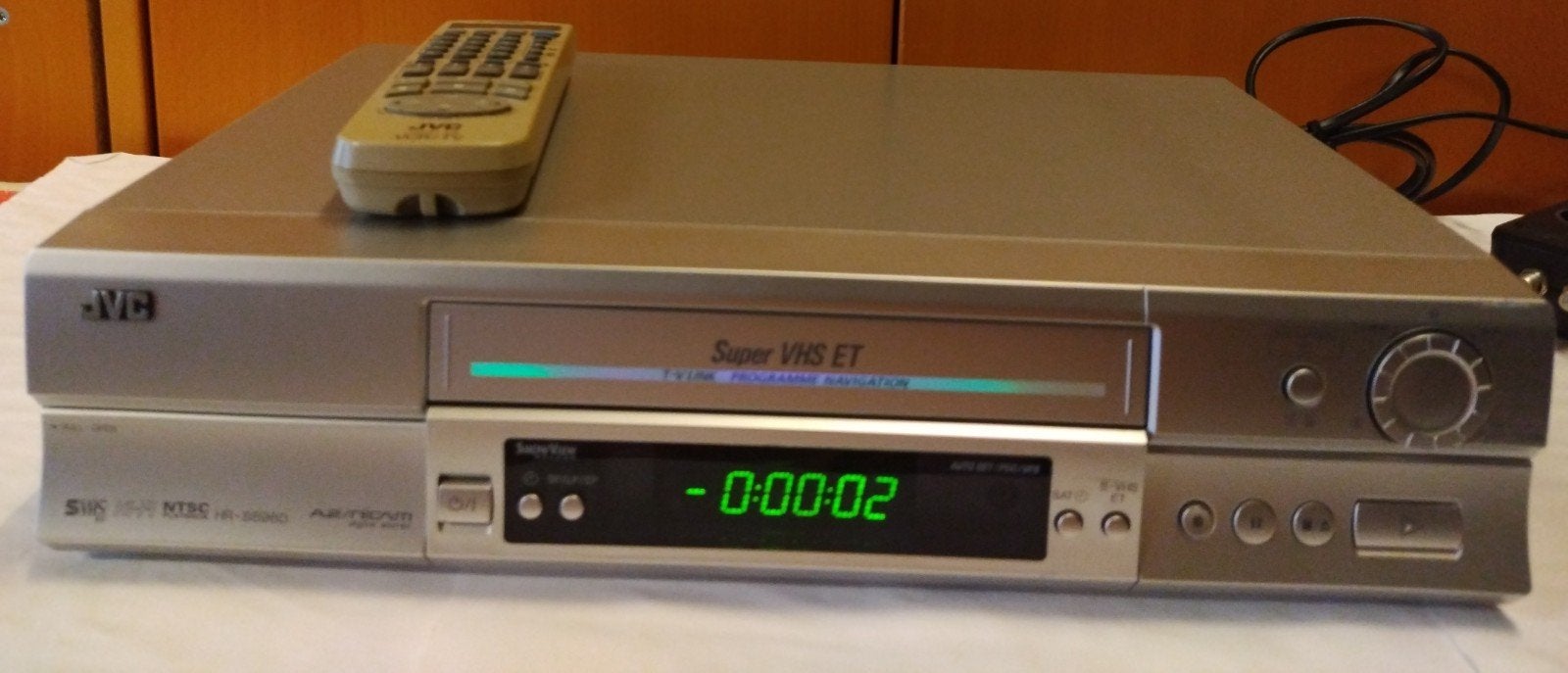 JVC Super VHS ET HR-S6960 E Videorecorder met ab, Ophalen of Verzenden, Zo goed als nieuw, VHS-speler of -recorder