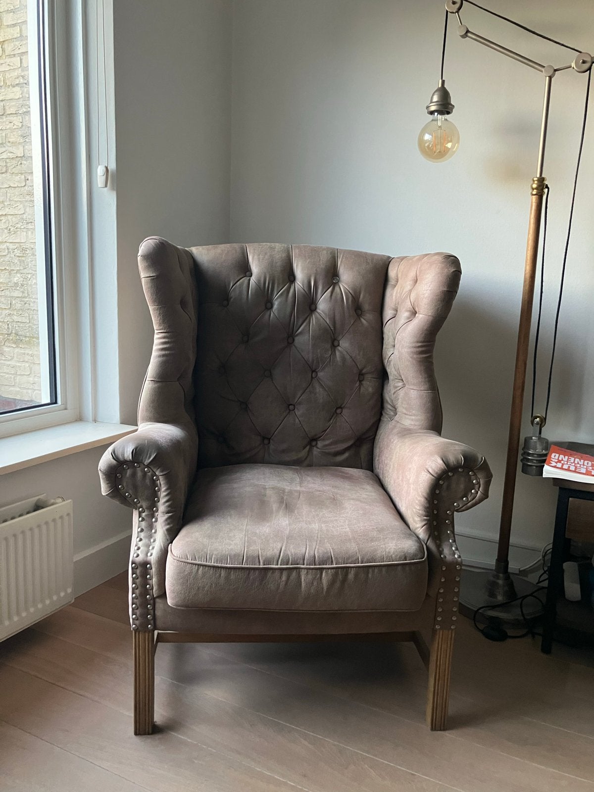 Riviera Maison Fauteuil - Comfortabel en Stijlvol, Ophalen, Gebruikt, Overige materialen, 75 tot 100 cm