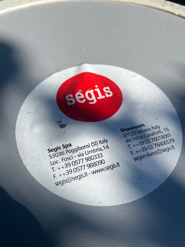 1x Noon Archivolto barkruk door Segis geproduceert, Ophalen, Gebruikt, 60 tot 90 cm, Met voetsteun