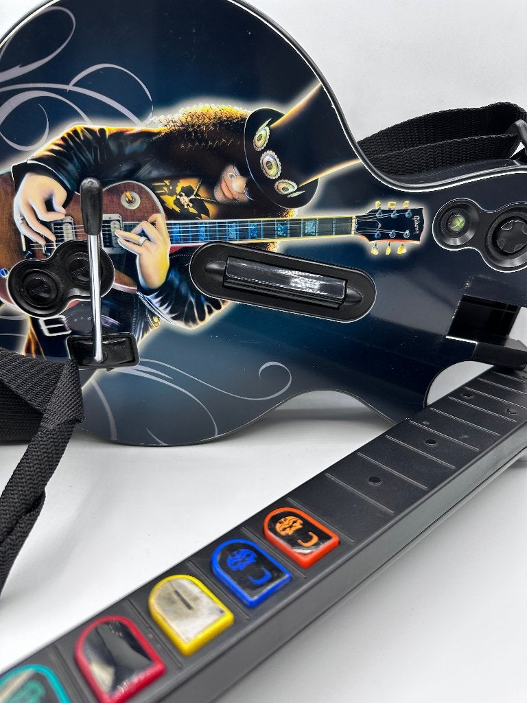 Guitar hero guitar met slash face plate Xbox 360, Ophalen of Verzenden, Zo goed als nieuw, Gitaar, Drumstel of Dj-set, Xbox Original