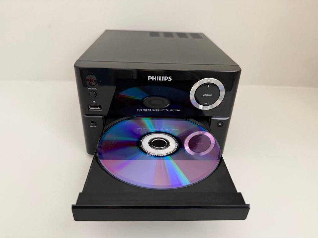 Philips MCD2160 DVD micro hifi in nette werkende staat., Philips, Ophalen of Verzenden, Zo goed als nieuw, Microset