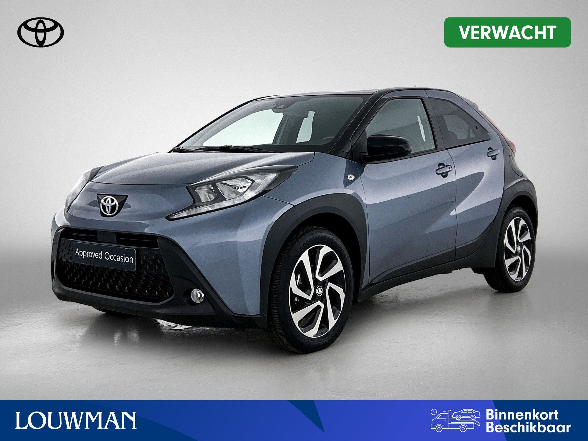 Toyota Aygo X 1.0 VVT-i S-CVT Pulse + | BTW Voertuig | Parke, 12 maanden, Stof, Gebruikt, Zwart