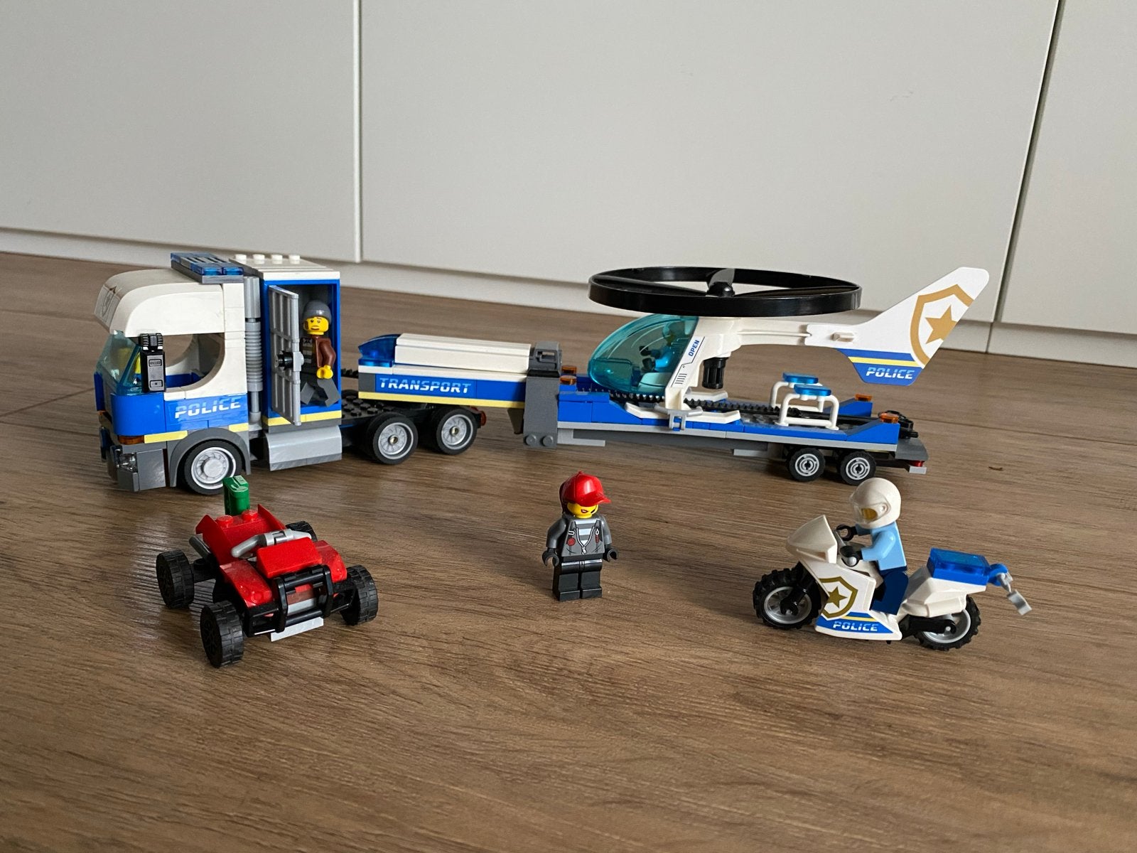 LEGO City Politie Helikopter Transport (60244), Ophalen, Zo goed als nieuw, Overige merken