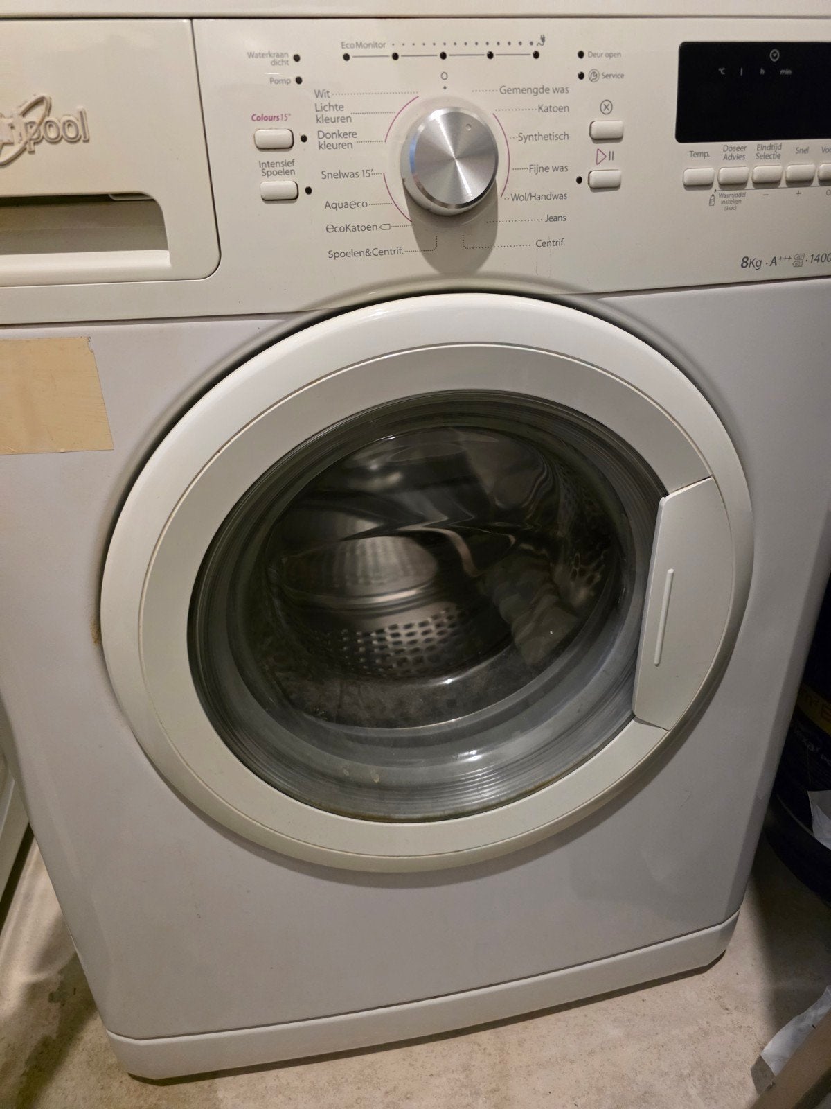 Whirlpool Wasmachine 8kg A+++ 1400 toeren - Gebruikt, Witgoed en Apparatuur, Wasmachines, Gebruikt, Voorlader, 8 tot 10 kg, 85 tot 90 cm