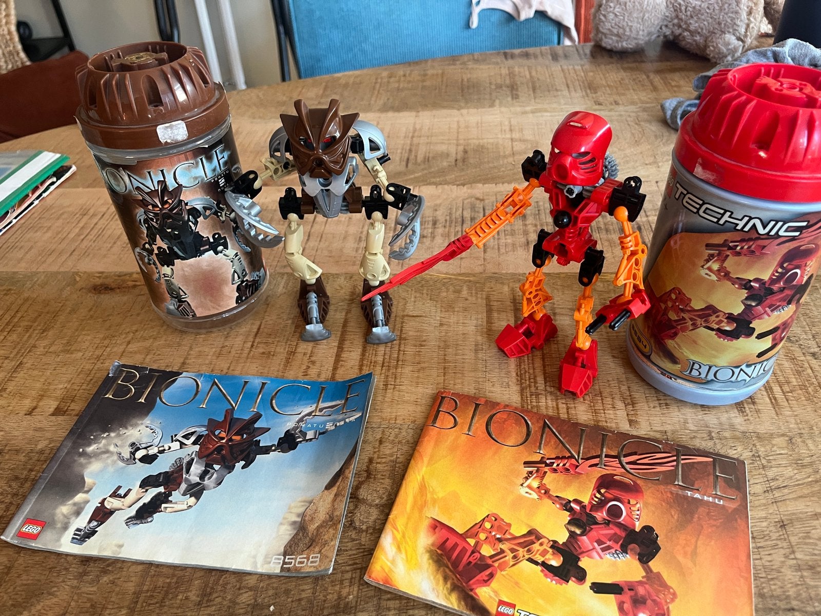 Lego Bionicle Tahu & Pohatu Nuva, Ophalen, Zo goed als nieuw, Overige merken