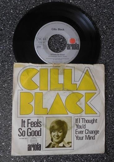 Cilla Black - it feels so good, Cd's en Dvd's, Vinyl Singles, 7 inch, Single, Ophalen of Verzenden, Zo goed als nieuw