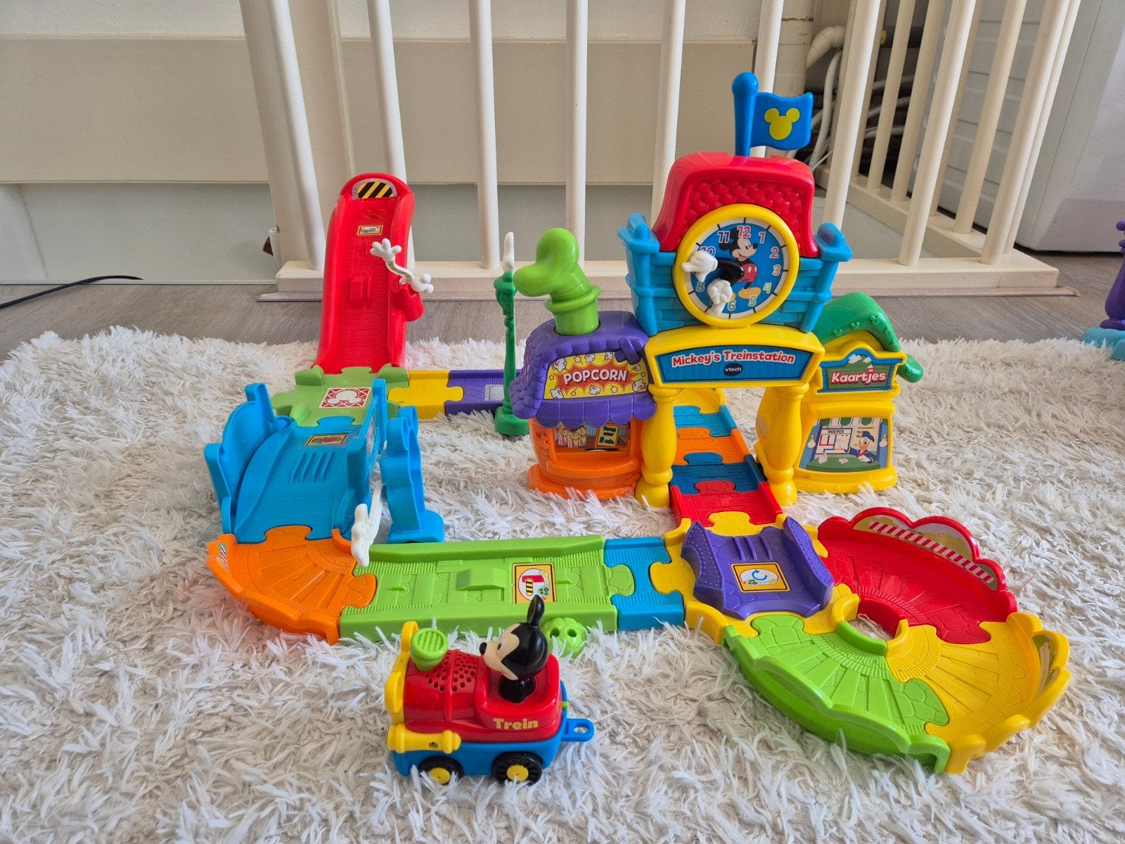 VTech Toet Toet Auto's Mickey's Treinstation, Ophalen, Zo goed als nieuw