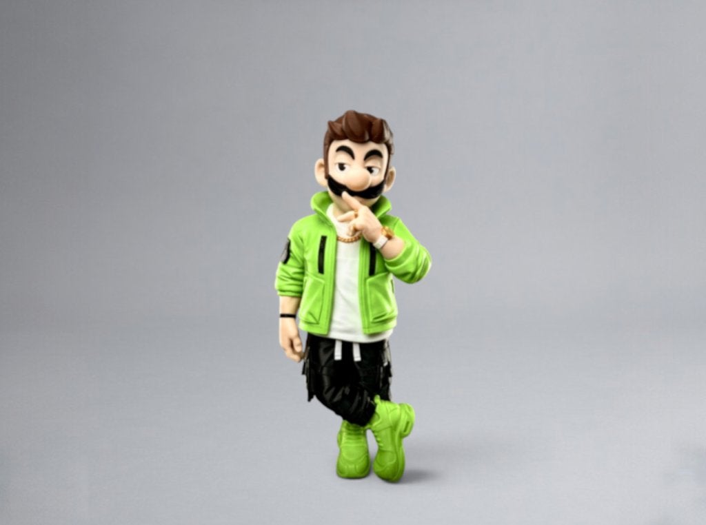 Luigi Urban Vibes – Street Style Figuur – 33 cm