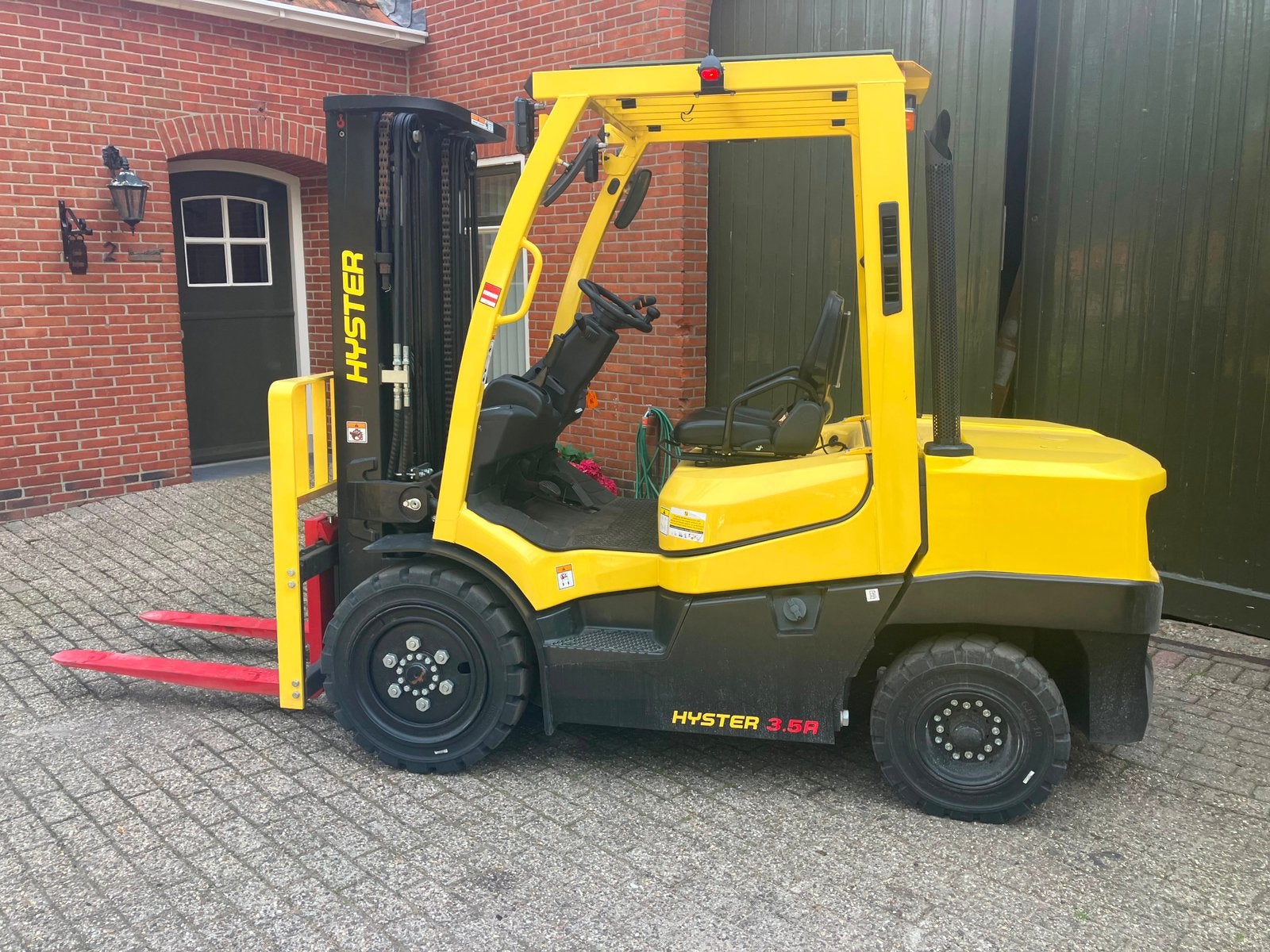 Nieuwe Hyser 3.5 Tons Diesel Heftruck Triplomast/Freelift, 3000 tot 4000 kg, Ophalen of Verzenden, Diesel, Heftruck
