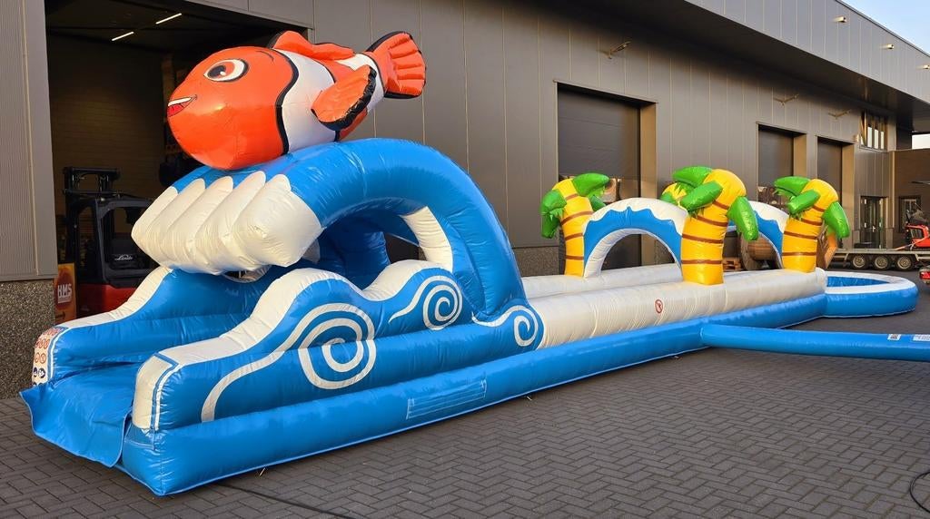 Buikschuifbaan Nemo 13,5m - uniek, Ophalen of Verzenden, Zo goed als nieuw, Overige