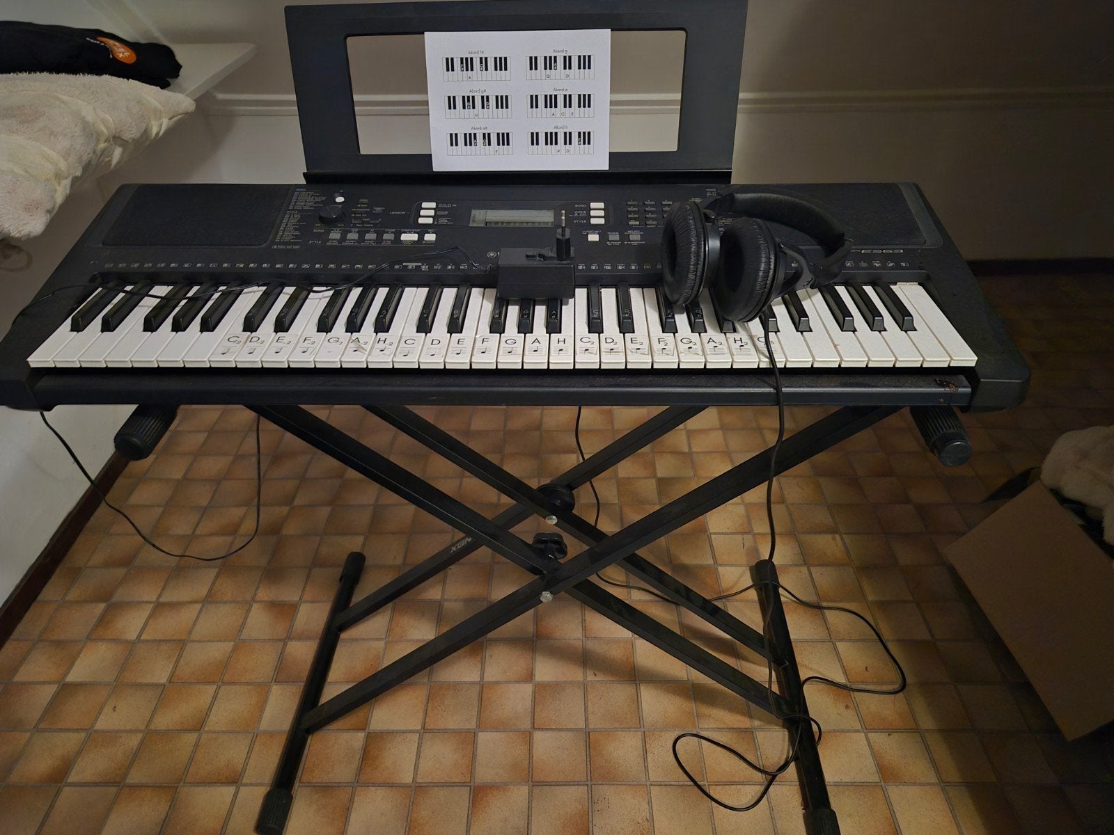Yamaha keyboard met Roland koptelefoon - Zeer goede staat, Ophalen of Verzenden, Zo goed als nieuw, Yamaha