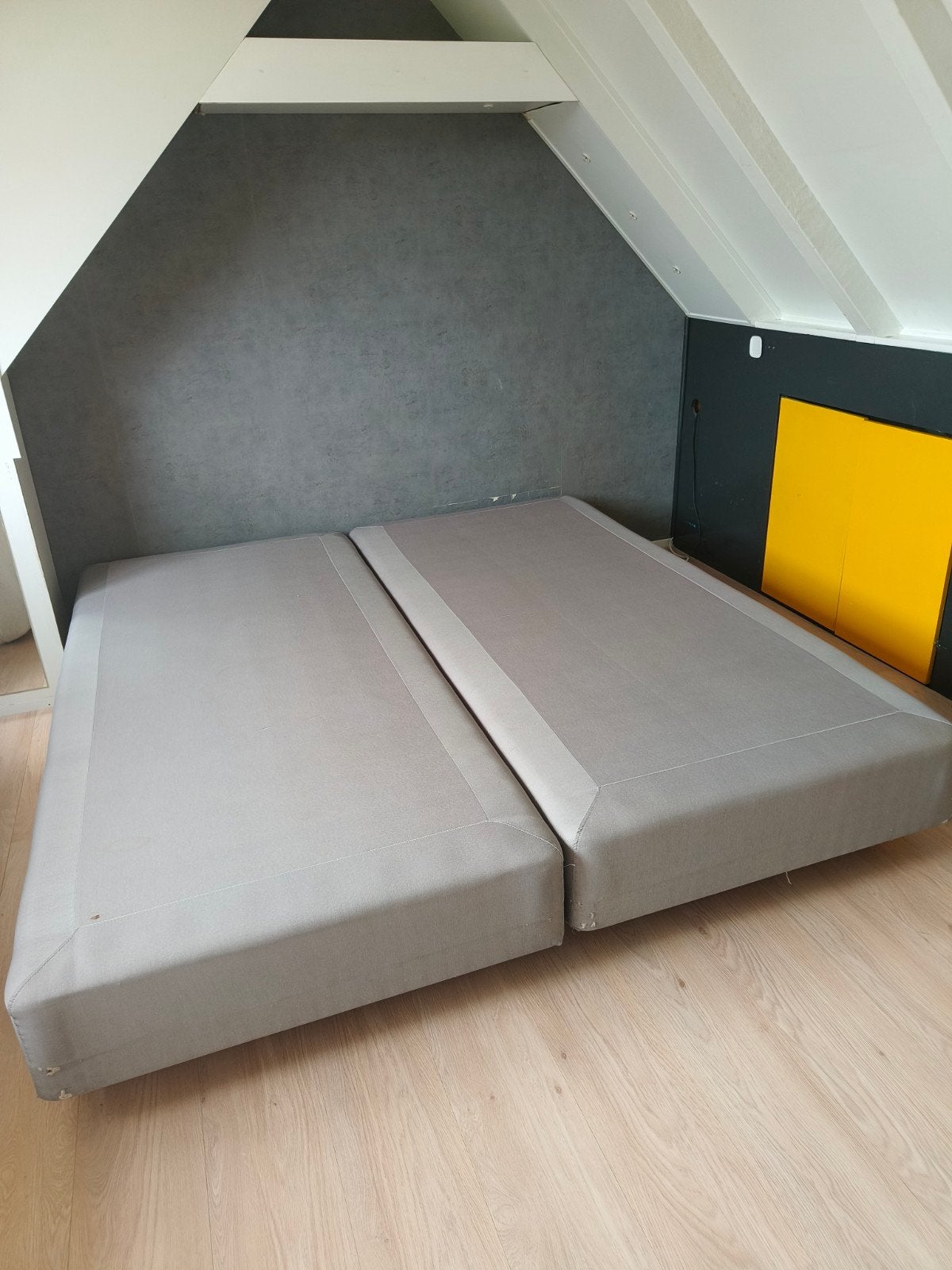Boxspring 180cm x 200cm, Ophalen, Gebruikt, Tweepersoons, 180 cm