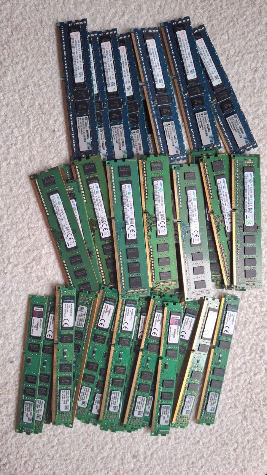 Partij 40x 4GB DDR3 Server RAM, Computers en Software, Gebruikt, Server, DDR3, Ophalen of Verzenden