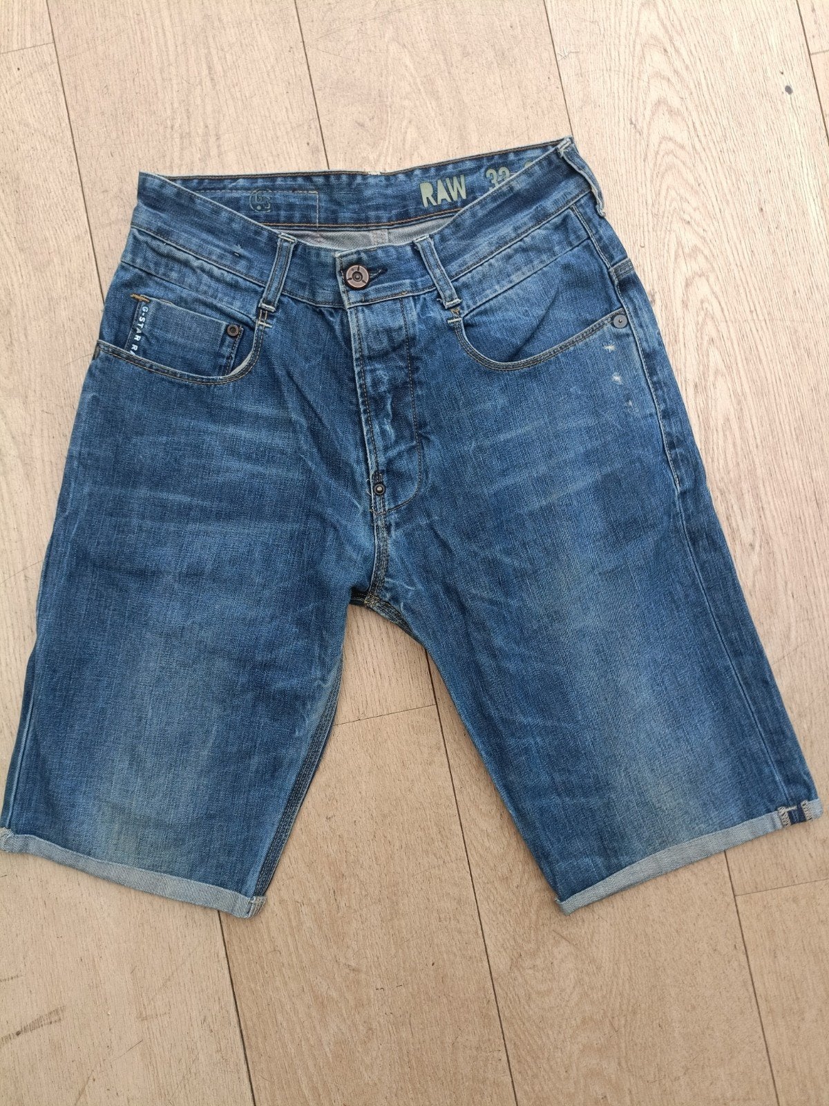 G-star short, Verzenden, Nieuw, Blauw, W33 - W34 (confectie 48/50)