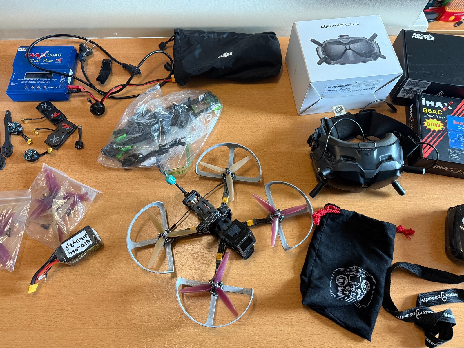 Volledige 5 inch FPV drone hobby te koop, Hobby en Vrije tijd, RTF (Ready to Fly), Gebruikt, Quadcopter of Multicopter, Ophalen