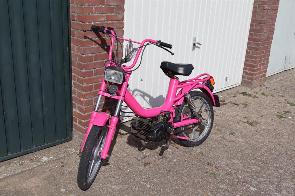 Tomos Roze Gepoedercoat Brommer - Uniek en Stijlvol!, Ophalen, Gebruikt, Maximaal 45 km/u, Overige modellen