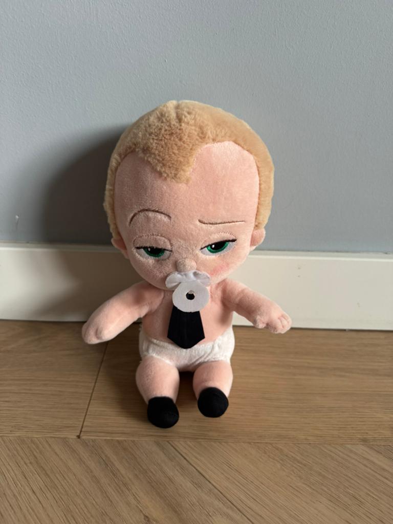 Knuffel boss baby, Ophalen of Verzenden, Zo goed als nieuw, Overige typen