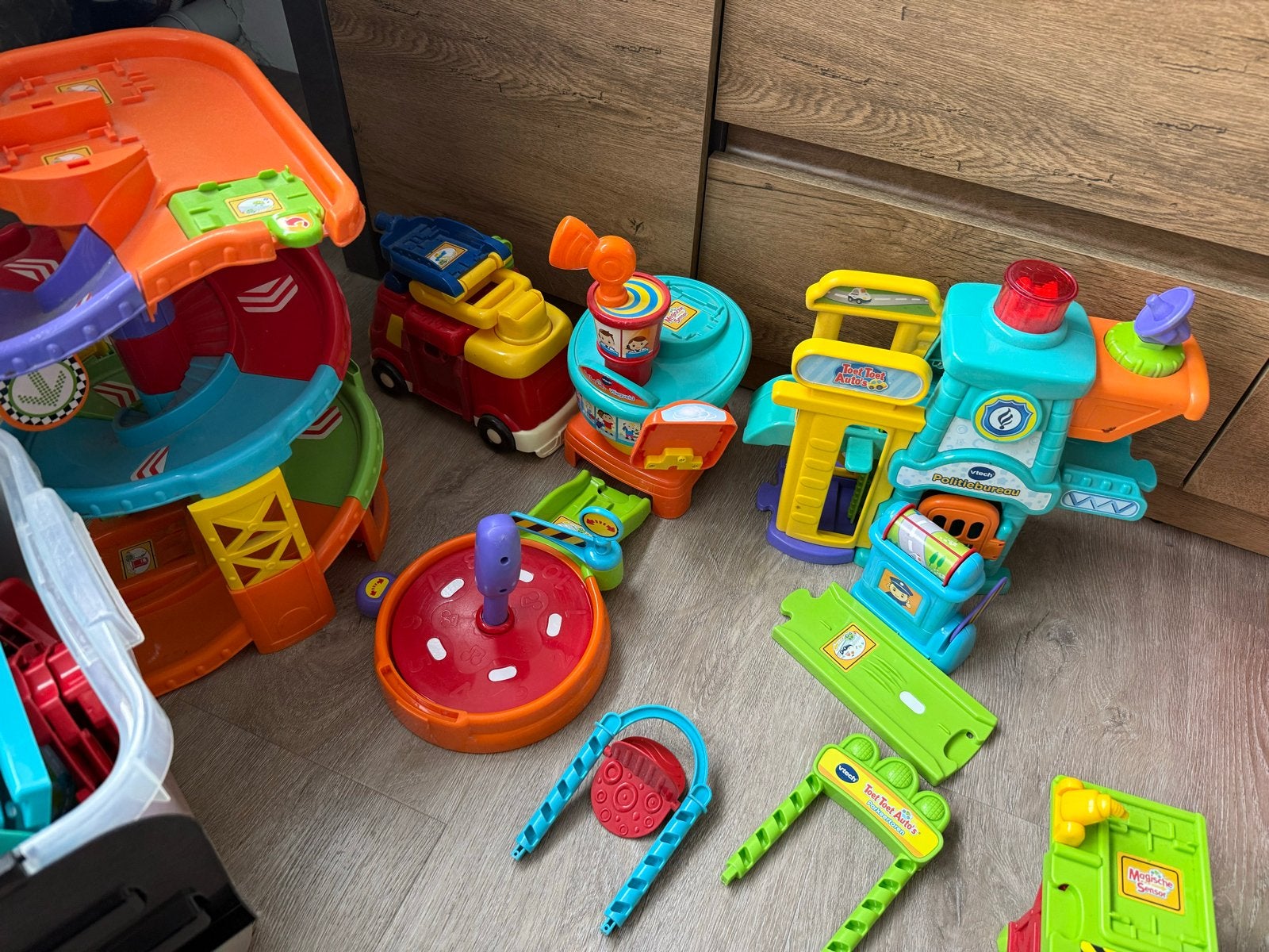 Grote set VTech Toet Toet Auto's, Ophalen, Gebruikt, 6 maanden tot 2 jaar