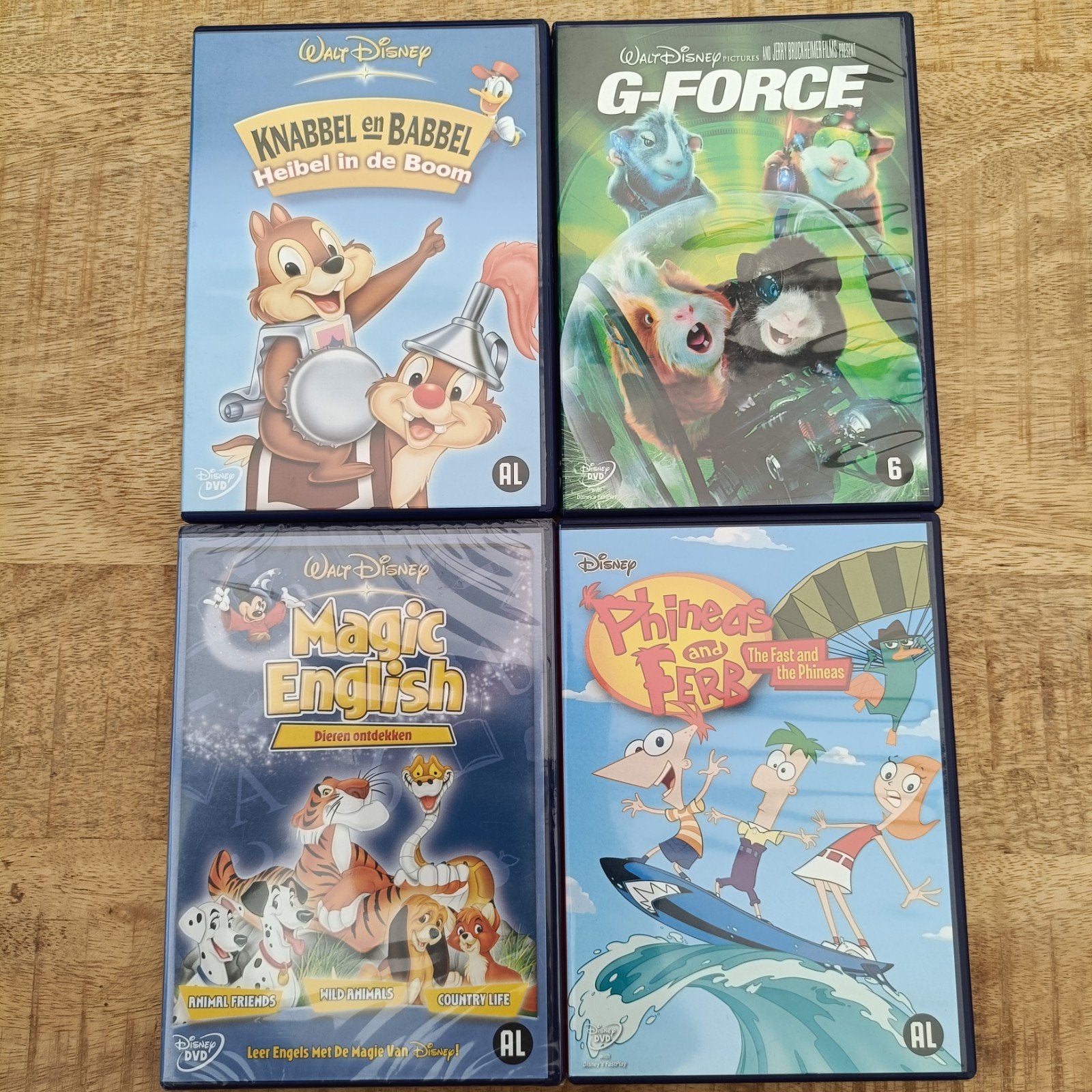 Disney DVD-collectie: Knabbel & Babbel, G-Force, Magic Engli, Cd's en Dvd's, Dvd's | Kinderen en Jeugd, Gebruikt, Film, Avontuur