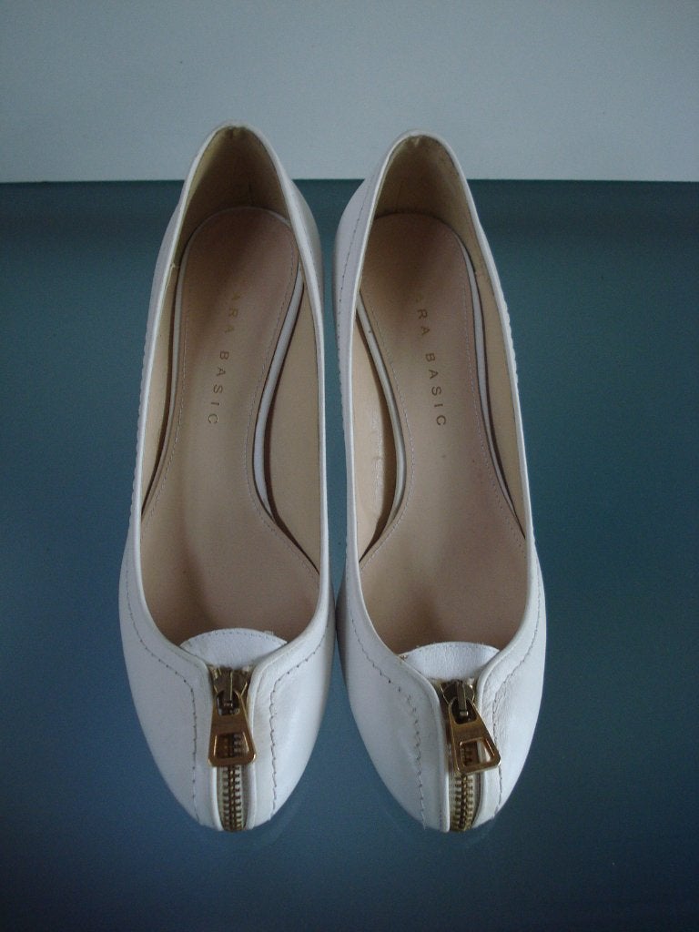 Zara Nieuwe witte hakken maat 40 | Gratis verzenden, Verzenden, Wit, Nieuw, Schoenen met hoge hakken