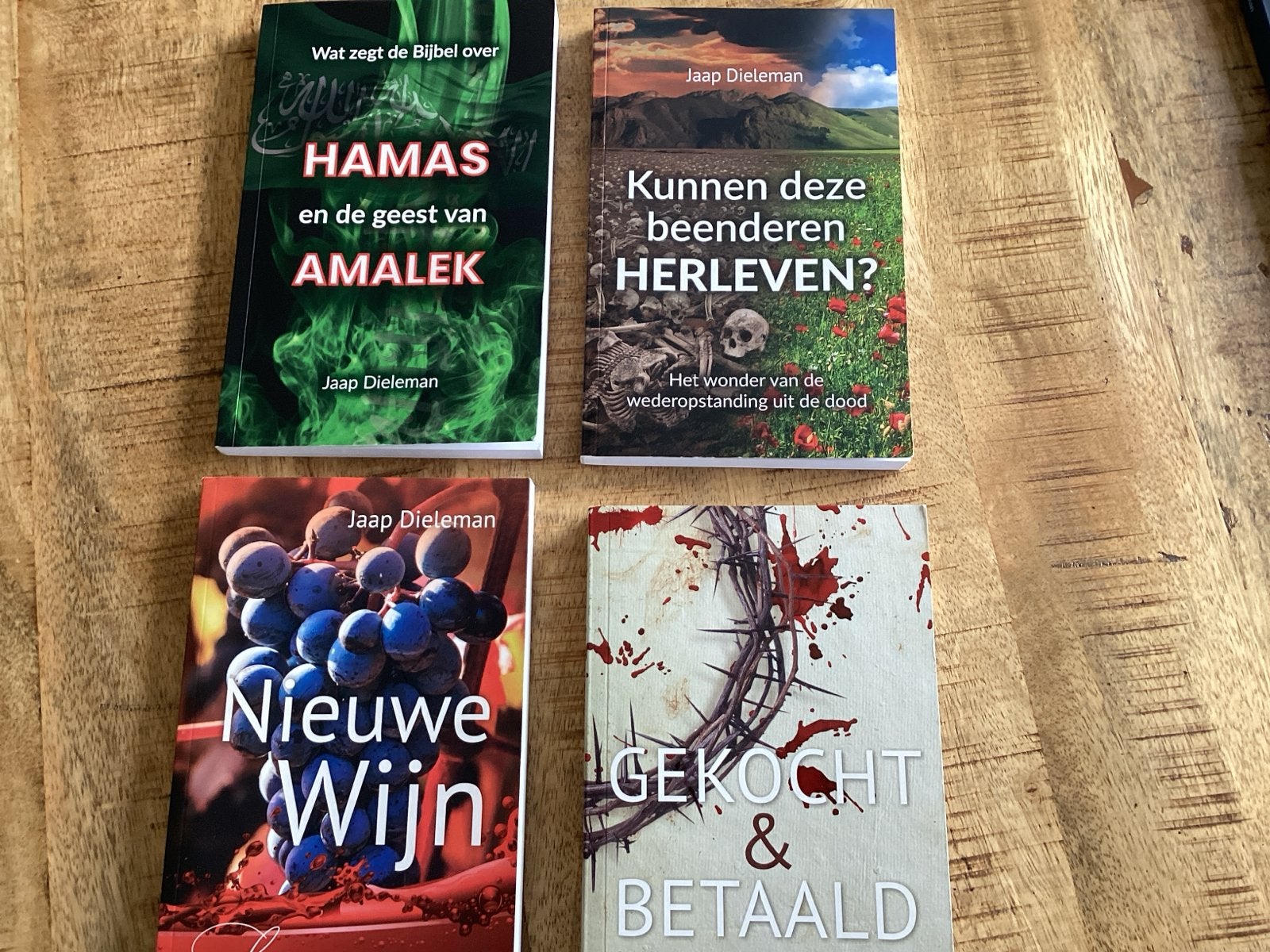 4 boeken van Jaap Dieleman: Christendom, Geloof, Religie, Ophalen of Verzenden, Zo goed als nieuw, Christendom | Protestants