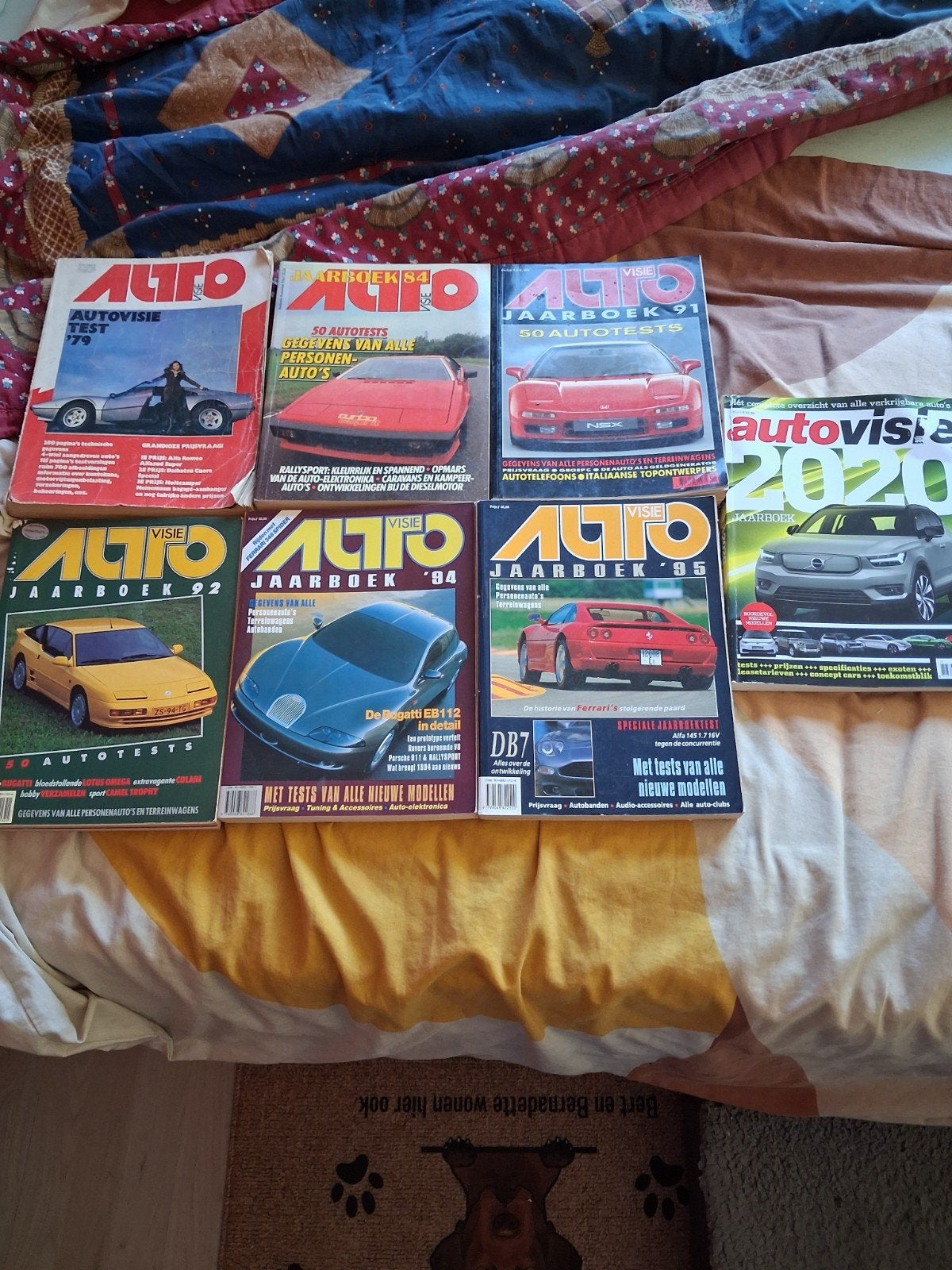 Auto visie jaarboeken., Boeken, Auto's | Boeken, Gelezen, Algemeen, Ophalen of Verzenden