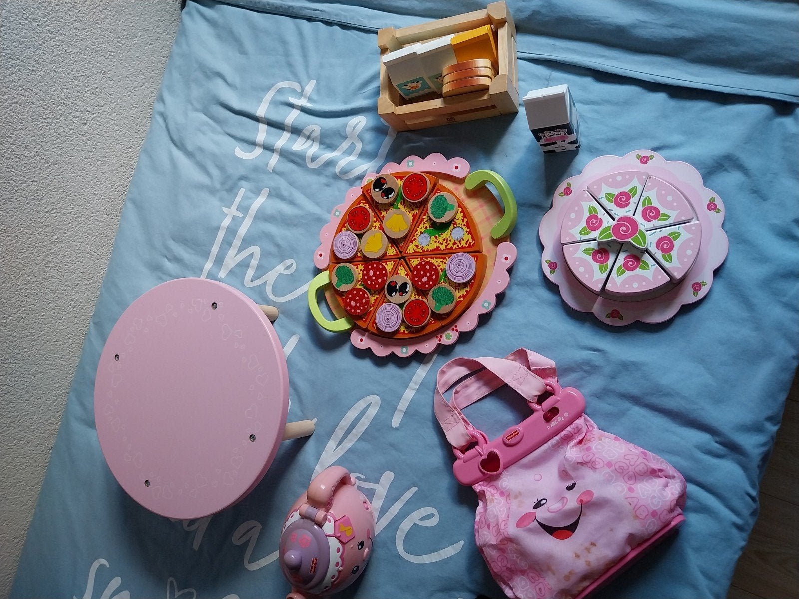 Houten speelgoedkeuken accessoires en servies, Ophalen, Gebruikt, Jongen of Meisje