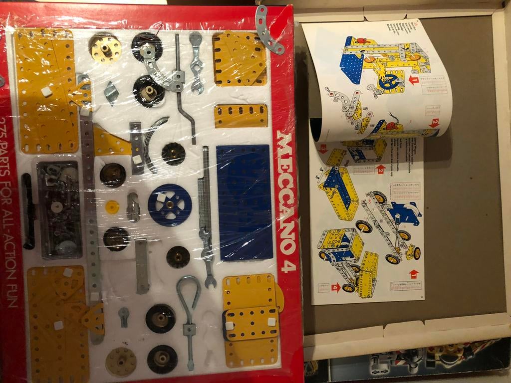 Grote verzameling Meccano en vergelijkbaar constructiespeelg, Ophalen, Gebruikt, Overige merken