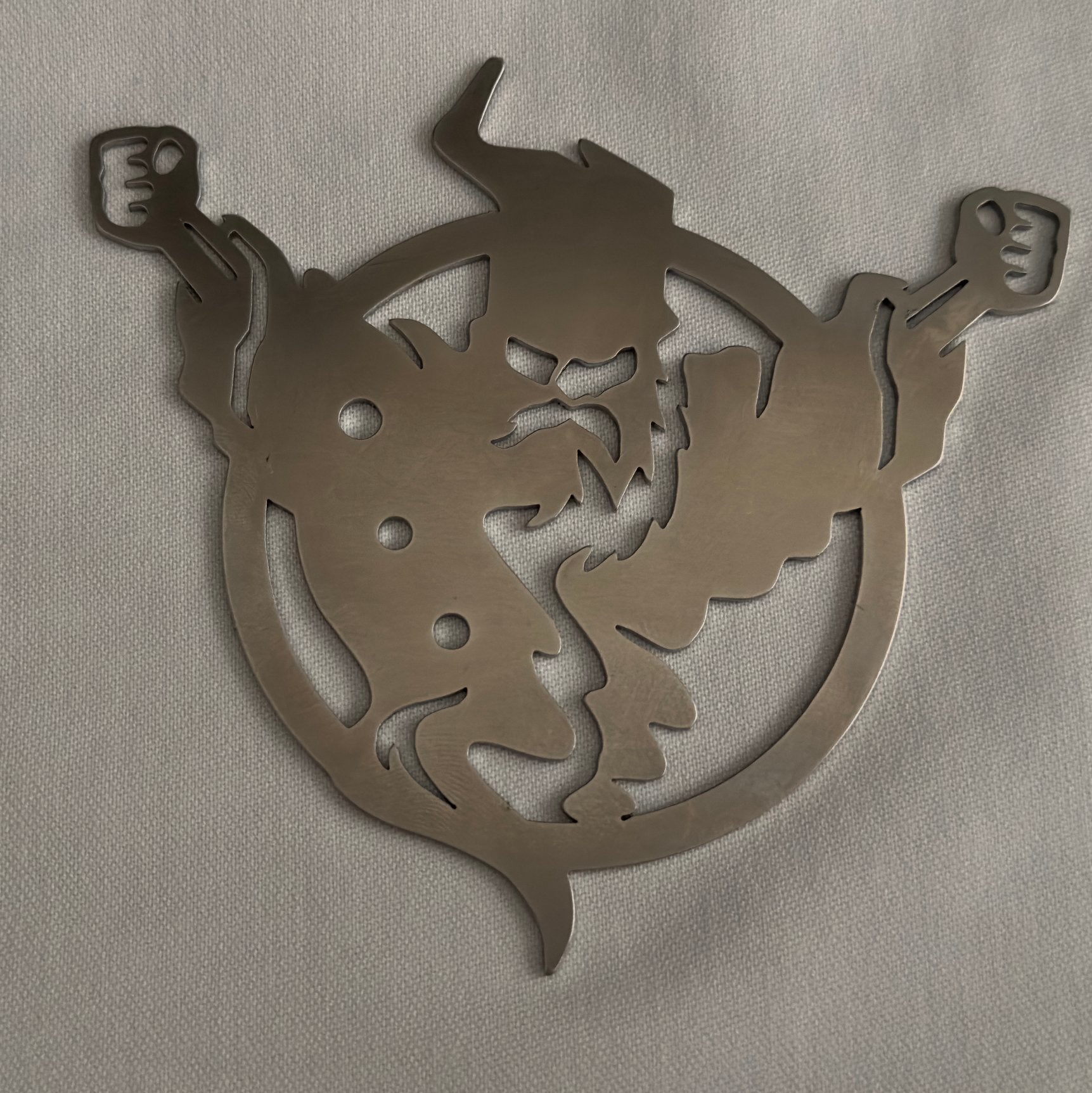 Thunderdome Wizard logo RVS, Verzenden, Zo goed als nieuw, Overige genres