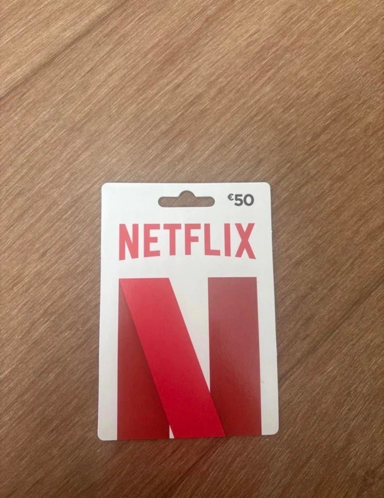 Netflix cadeau kaarten, Eén persoon, Cadeaubon