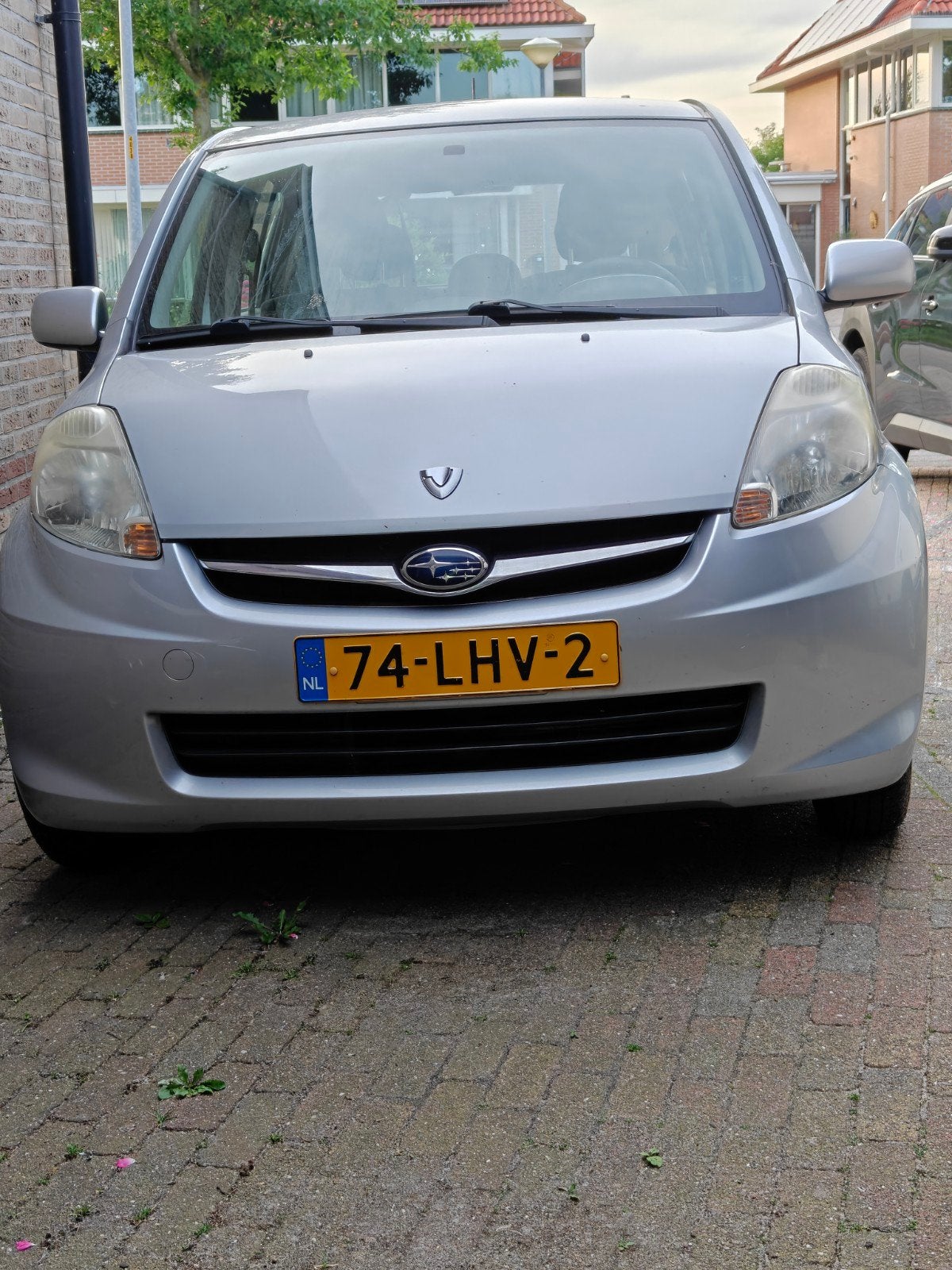 Subaru Justy 1.0 2010 Grijs, Auto's, Subaru, Voorwielaandrijving, Justy, Stof, Origineel Nederlands