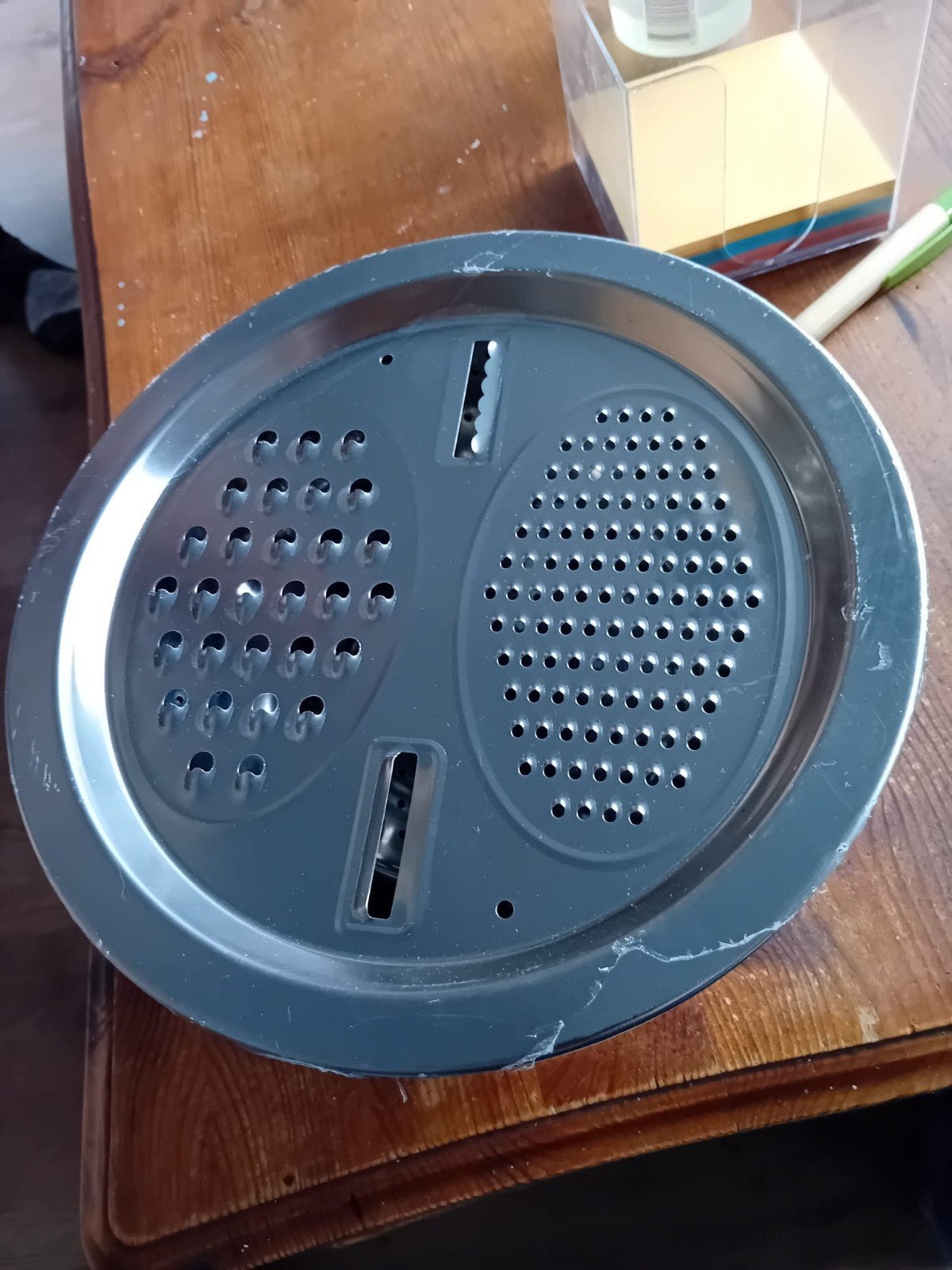 rasp met vergiet nieuw, Ophalen of Verzenden, Nieuw