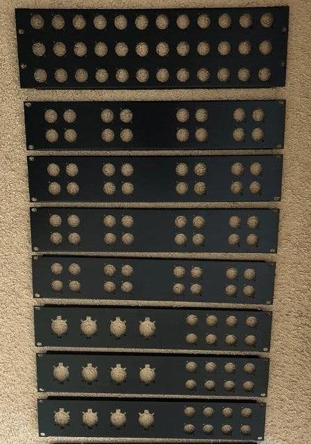 Diverse 19” rack panelen, Ophalen of Verzenden, Zo goed als nieuw, Overige instrumenten, Flightcase
