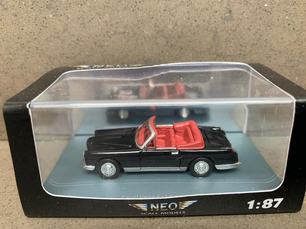 Facel Vega zwart, Hobby en Vrije tijd, Modelauto's | 1:87, Zo goed als nieuw, Auto, Overige merken, Ophalen of Verzenden