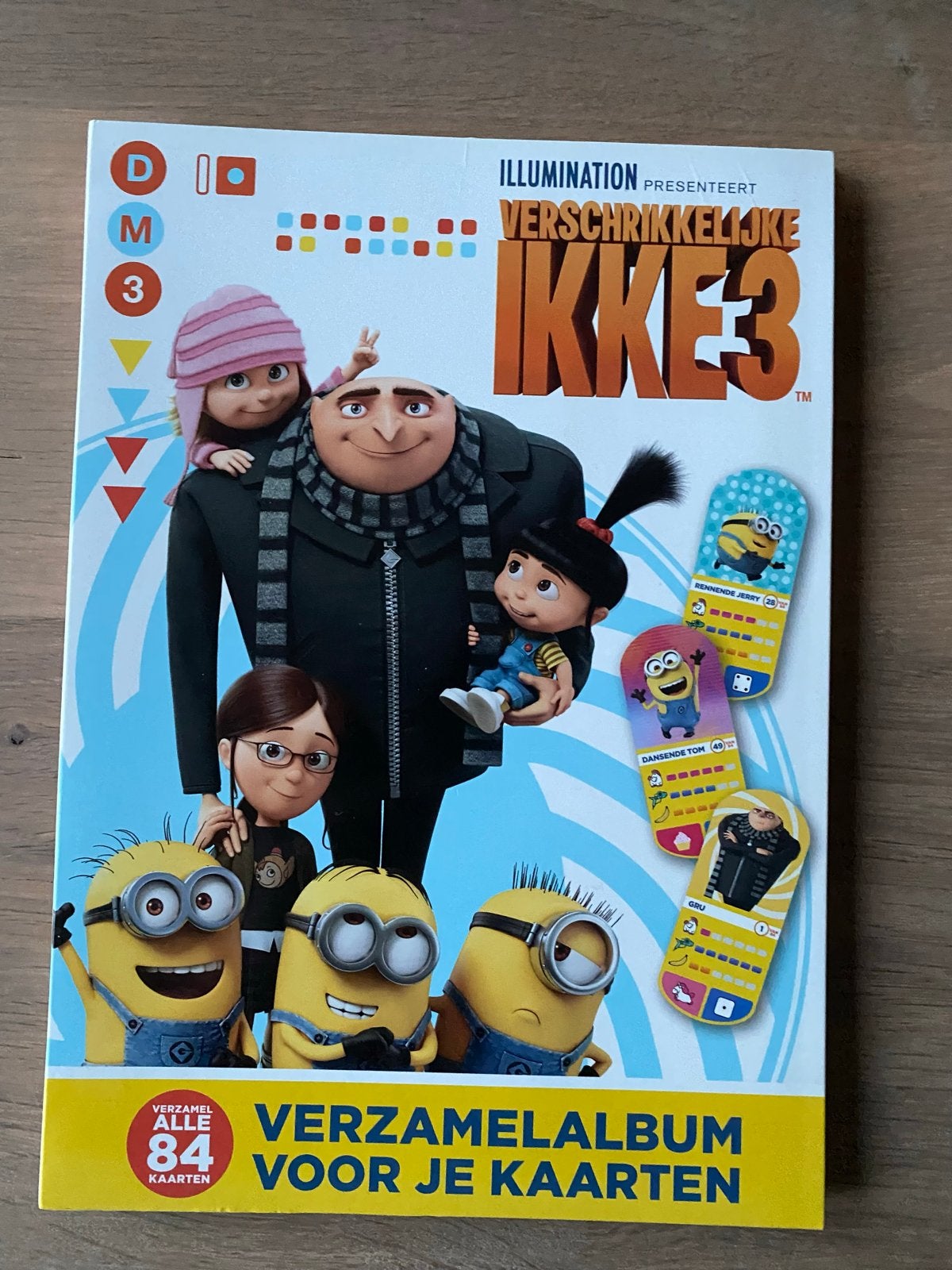 Verschrikkelijke Ikke 3 Verzamelalbum kaarten - compleet, Ophalen of Verzenden, Nieuw, Meerdere plaatjes